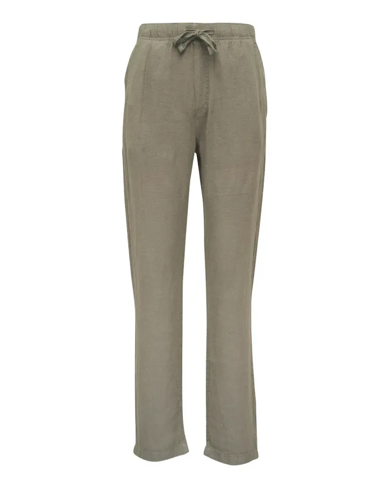 Faherty Leinenhose mit Kordelzug - Grün Grün