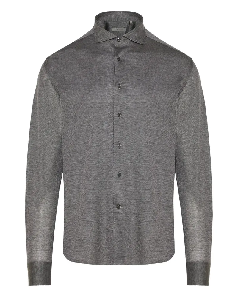 Corneliani Klassisches Hemd - Grau Grau