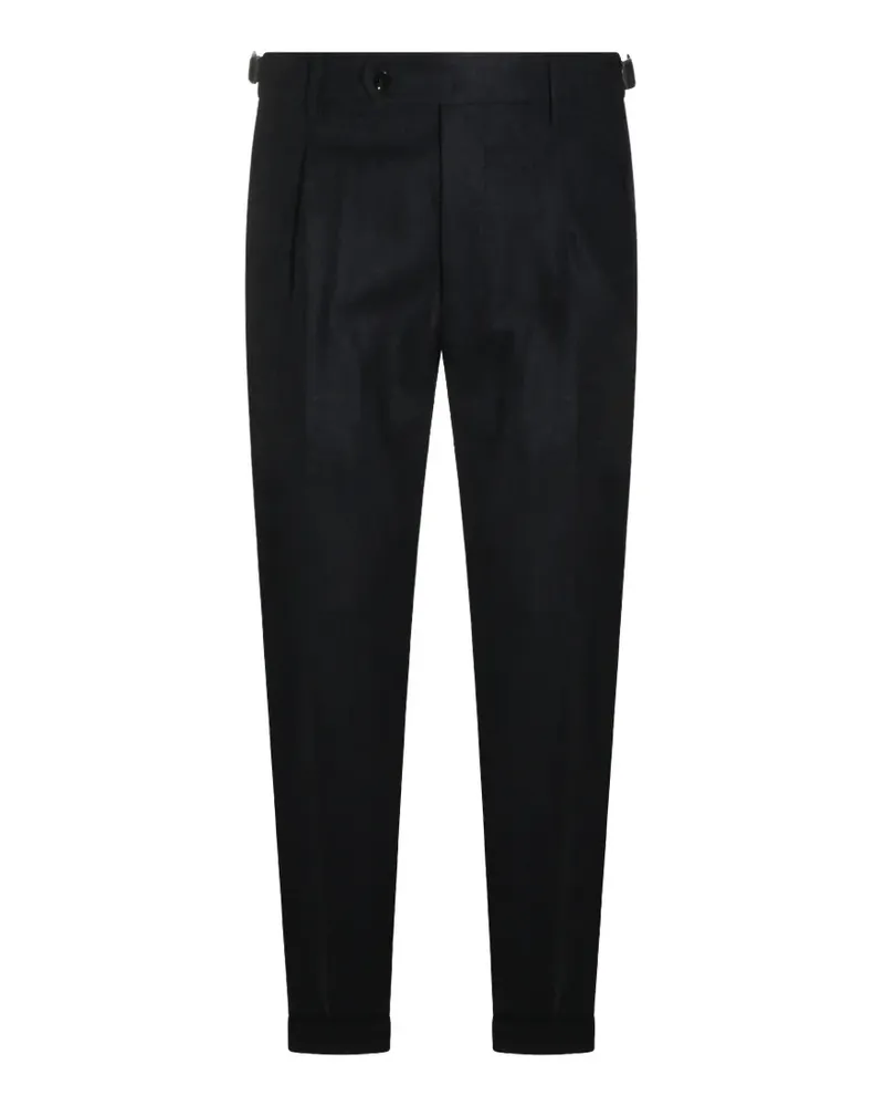 Berwich Tapered-Hose mit Bügelfalten - Grau Grau