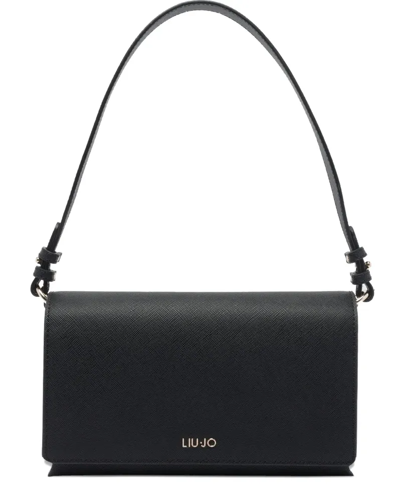 Liu Jo Schultertasche mit Logo - Schwarz Schwarz