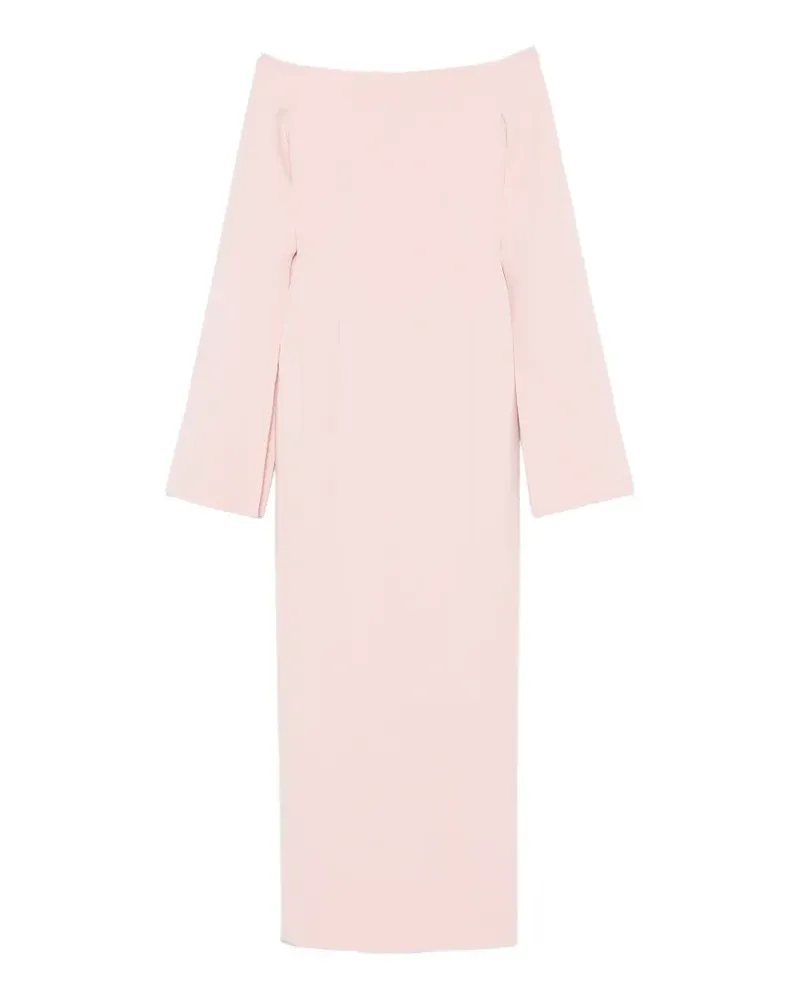 Solace London Marcella Maxikleid mit Cape-Ärmeln - Rosa Rosa
