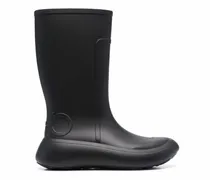 Gummistiefel mit Gancini-Prägung - Schwarz