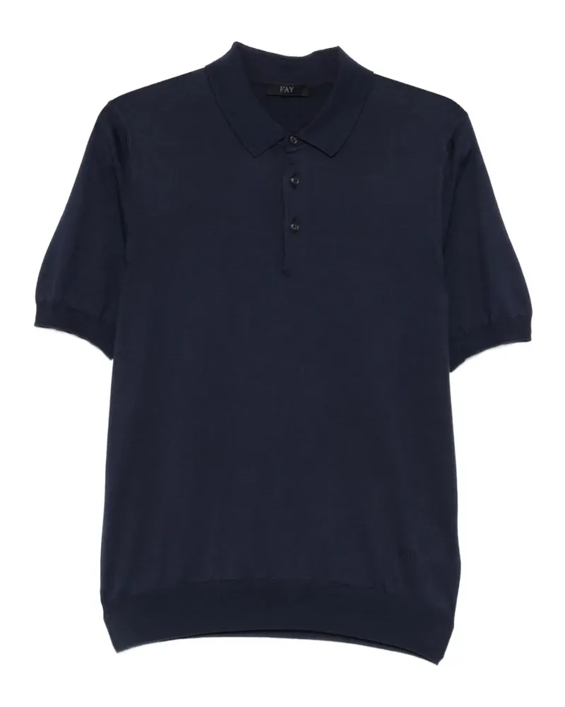 Fay short-sleeves polo shirt - Blau Blau
