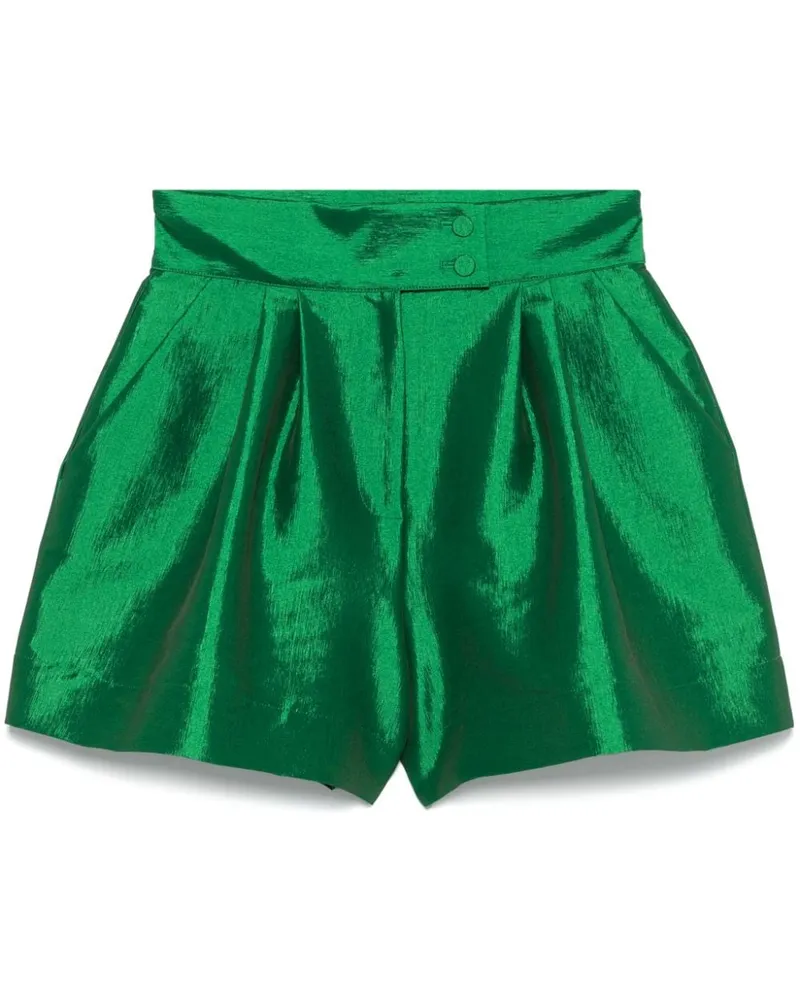 STYLAND Shorts aus Taft - Grün Grün