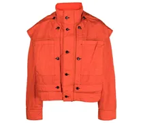 Mobile Jacke im Oversized-Look - Orange