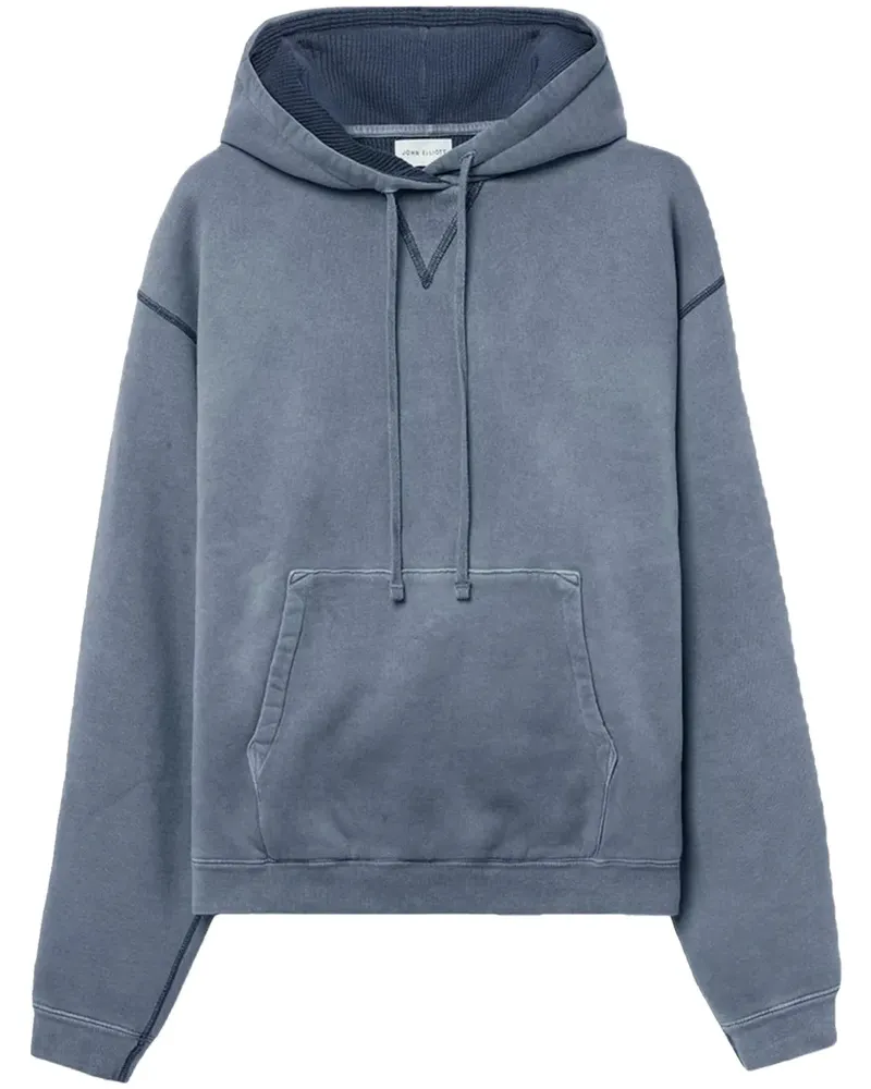 John Elliott + Co Hoodie mit Thermo-Futter - Blau Blau