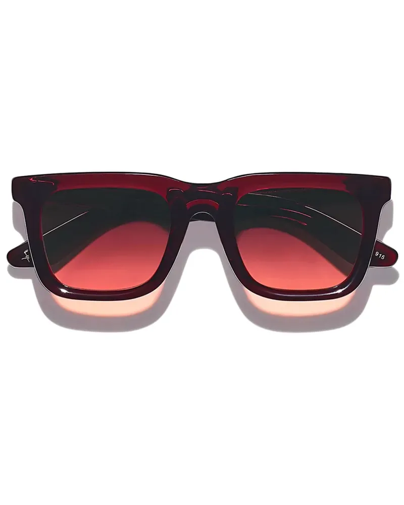 MOSCOT Rizik Sonnenbrille - Rot Rot