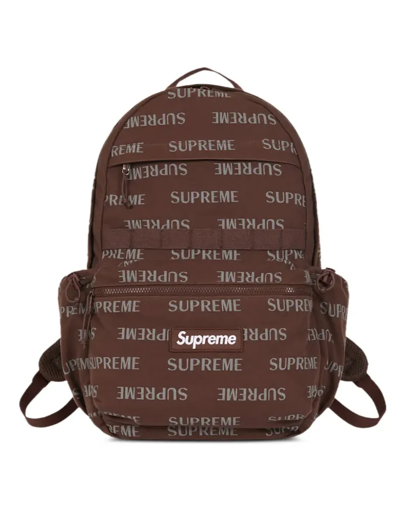 Supreme Being Rucksack mit Logo-Print - Braun Braun