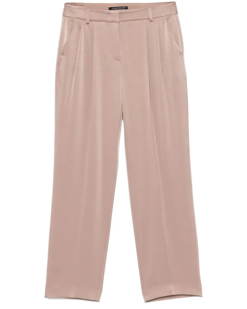 Luisa Cerano Hose aus Satin - Braun Braun