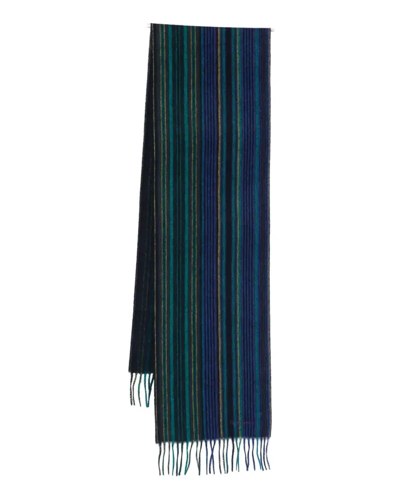 Paul Smith striped scarf - Blau Blau