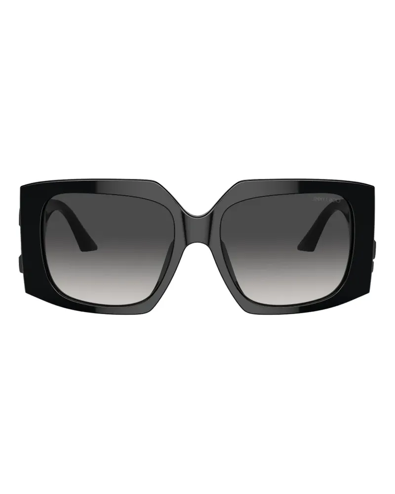 Jimmy Choo logo-motif sunglasses - Schwarz Schwarz