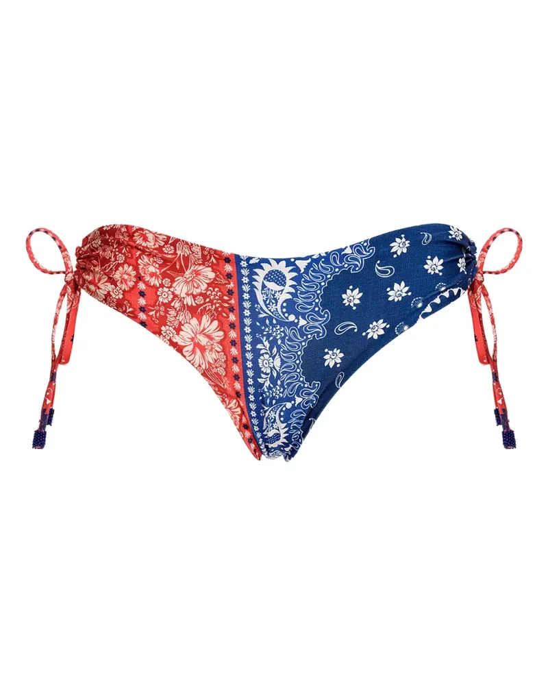 AGUA BENDITA Gemusterter Eda Atma Bikini - Rot Rot