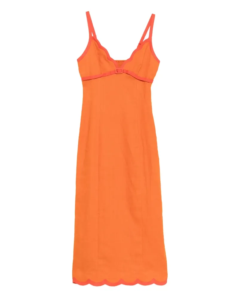 Reformation Sara Kleid - Orange Orange