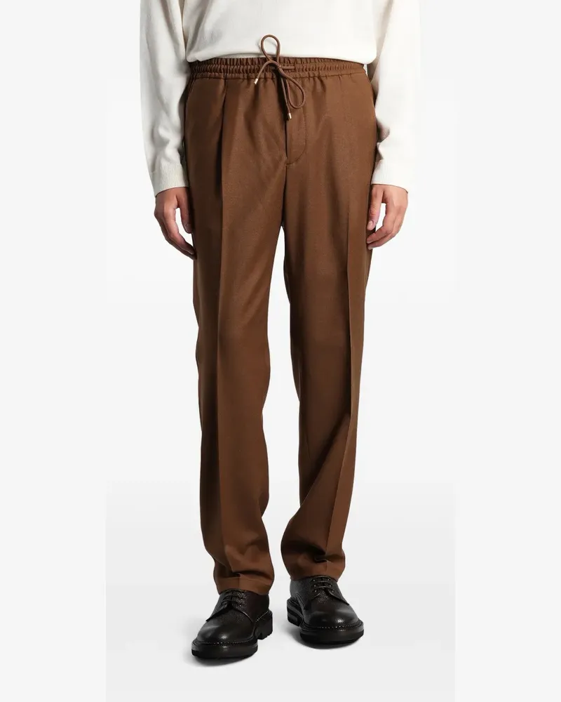 Briglia 1949 Bundfaltenhose mit Kordelzug - Braun Braun