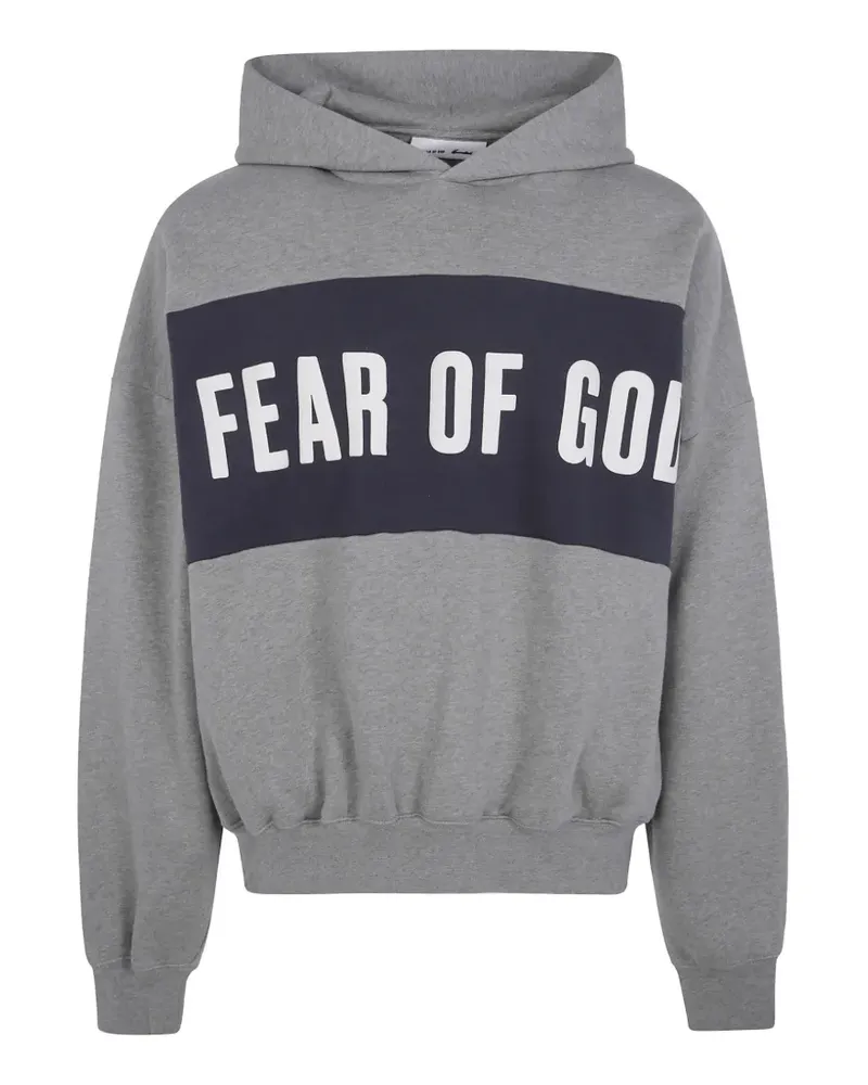 Fear of God Cropped-Hoodie mit Einsätzen - Grau Grau