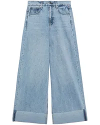 Rag & Bone Weite Sofie High-Rise-Jeans Blau