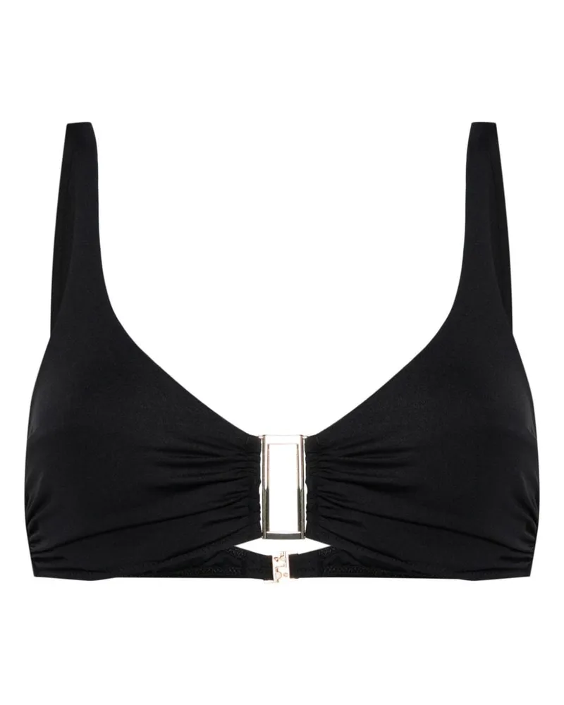 Melissa Odabash Bel Air Bikinioberteil mit Beschlägen - Schwarz Schwarz