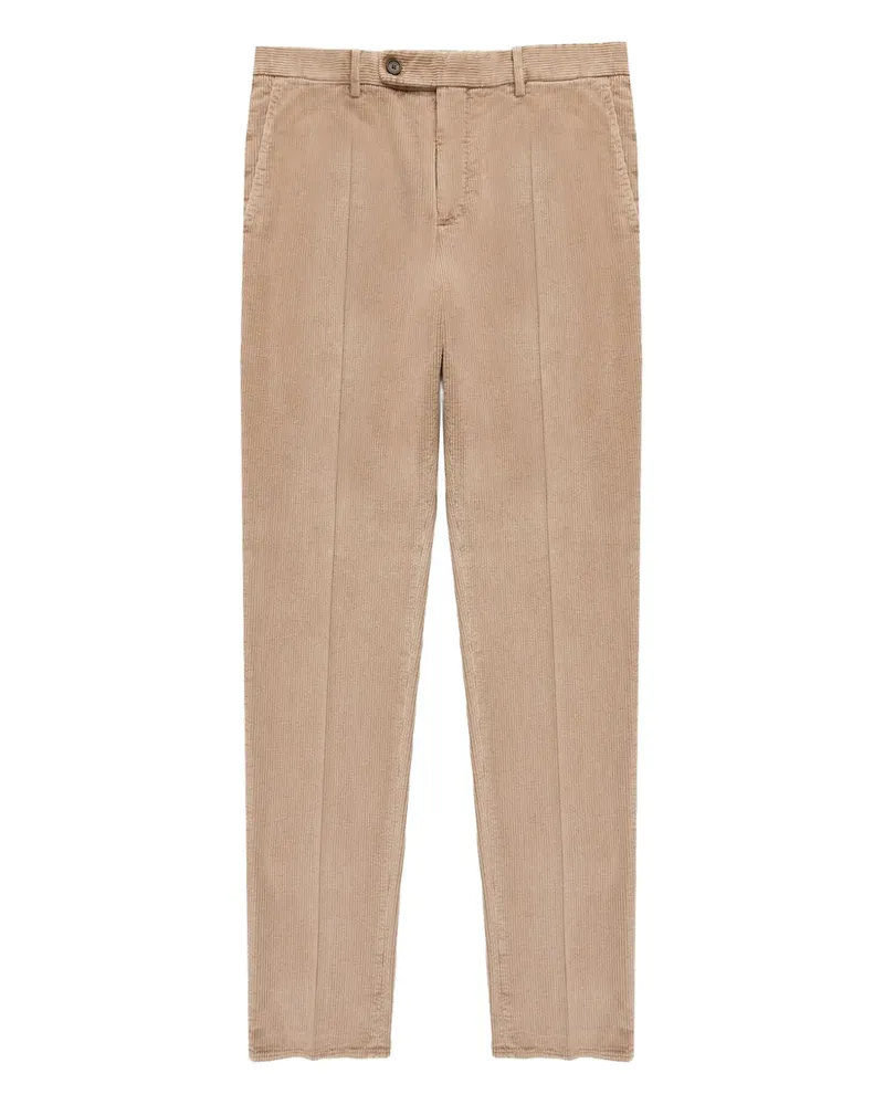 Slowear Straight-Leg-Hose aus Cord - Nude Nude