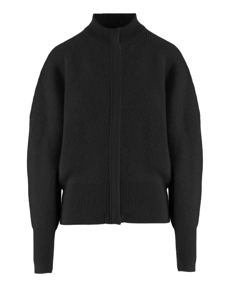 Sa Su Phi Gerippter Cardigan aus Kaschmir - Schwarz Schwarz