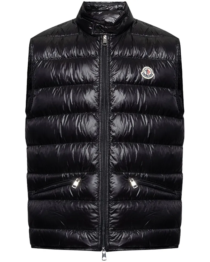 Moncler Gui Weste - Schwarz Schwarz