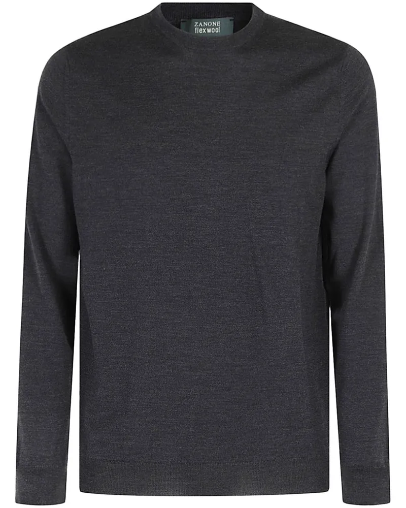 Zanone Klassischer Pullover - Grau Grau