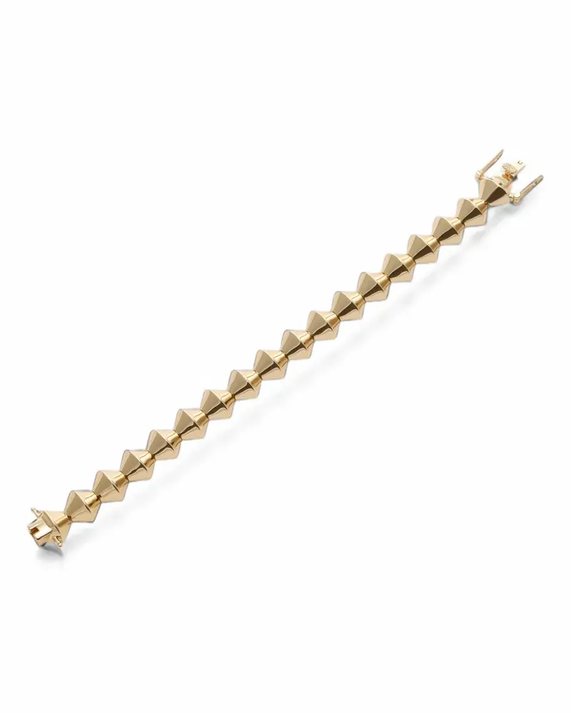 Eddie Borgo Kleines Honeycomb Armband - Gold Gold