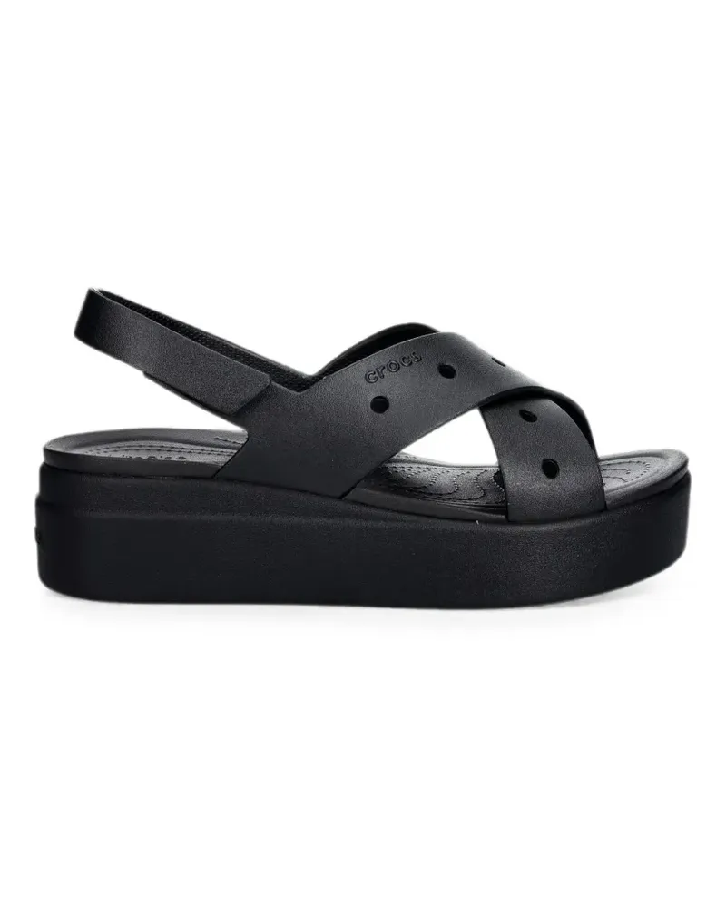 Crocs Brooklyn 4U Cross Strap platform sandals - Schwarz Schwarz