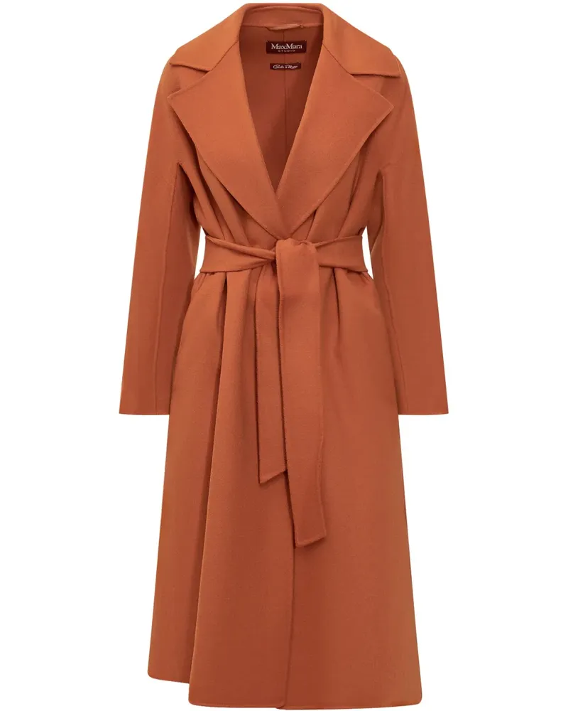 Max Mara Cles Mantel - Orange Orange