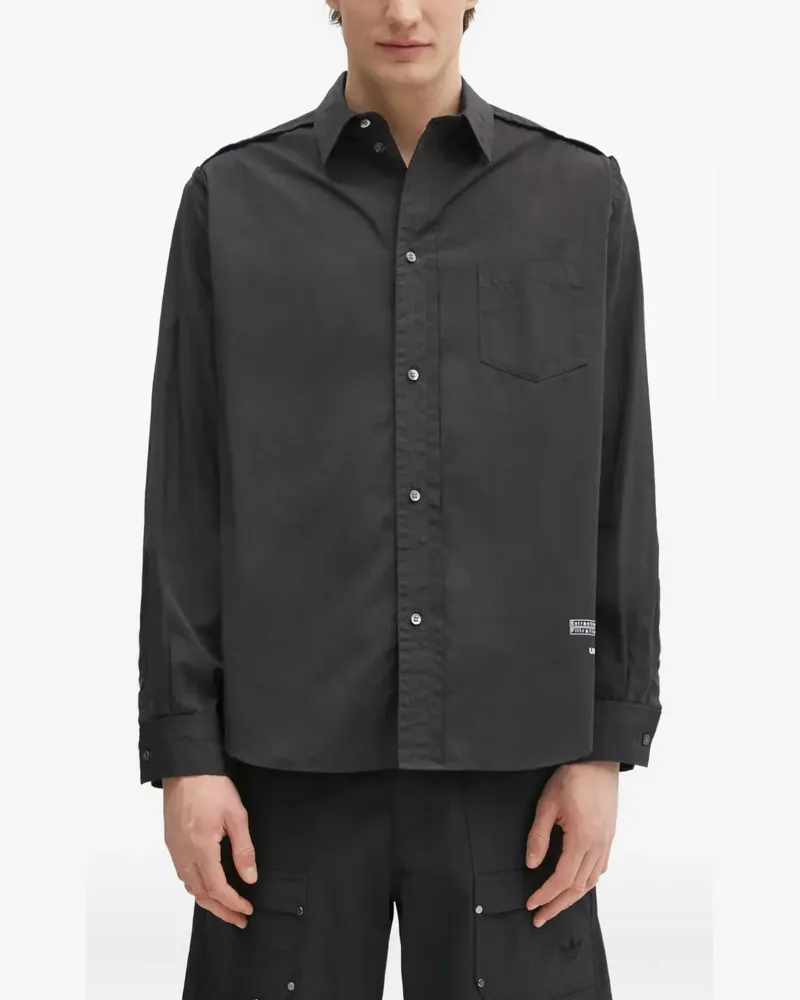 Undercover Hemd mit Taschendetail - Grau Grau