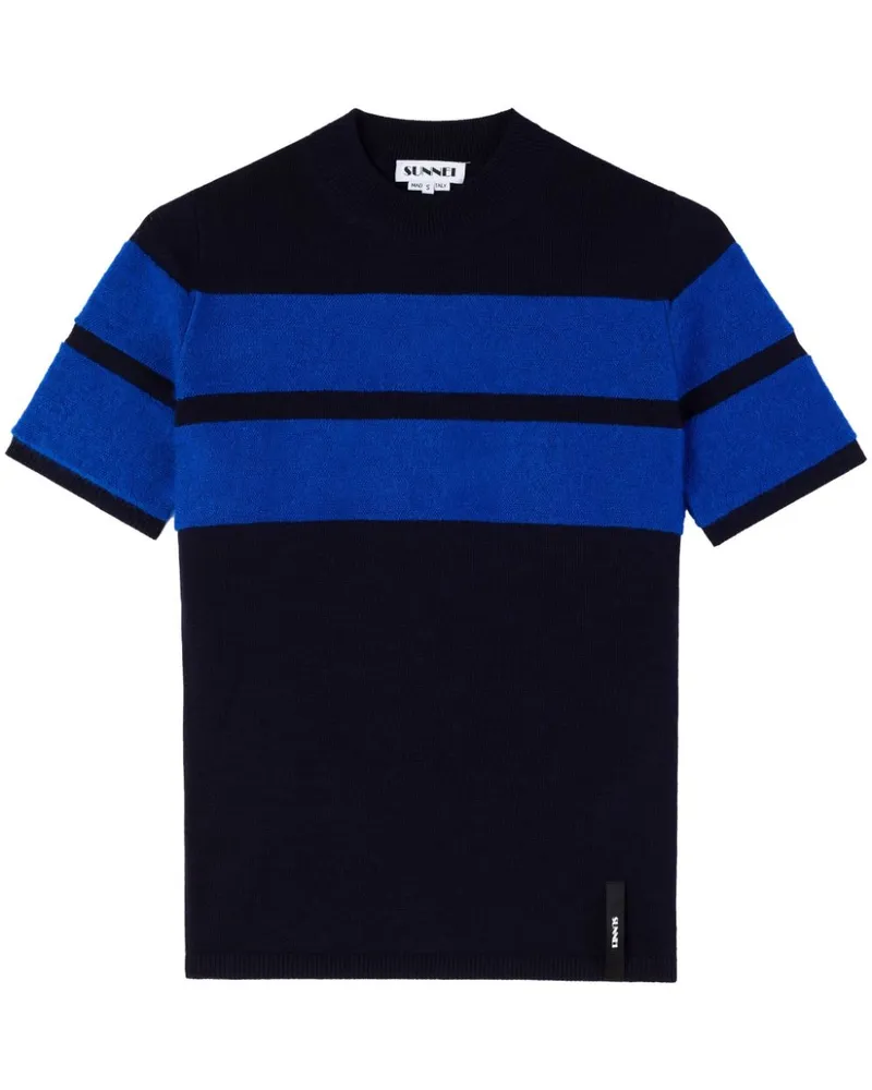 SUNNEI Hemd mit Zickzackmuster - Blau Blau