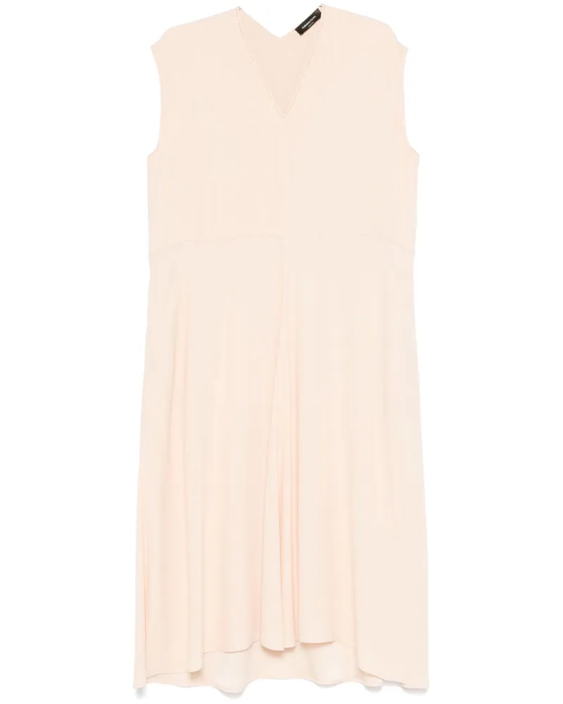 Fabiana Filippi Mittellanges Kreppkleid - Rosa Rosa
