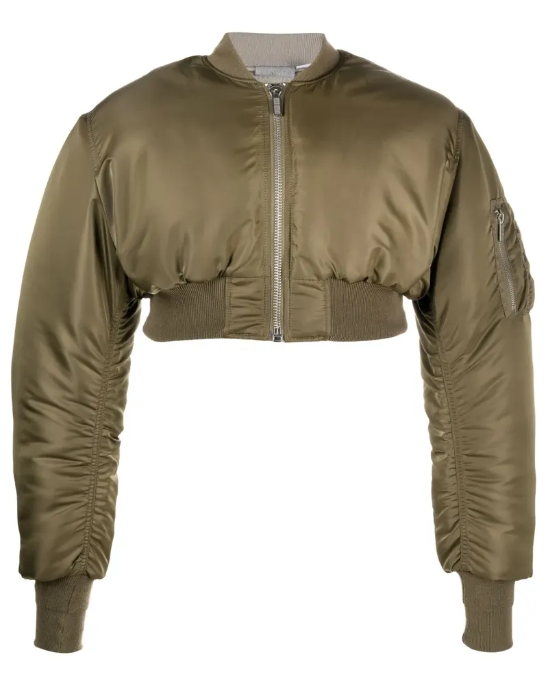VTMNTS Gefütterte Cropped-Bomberjacke - Grün Grün