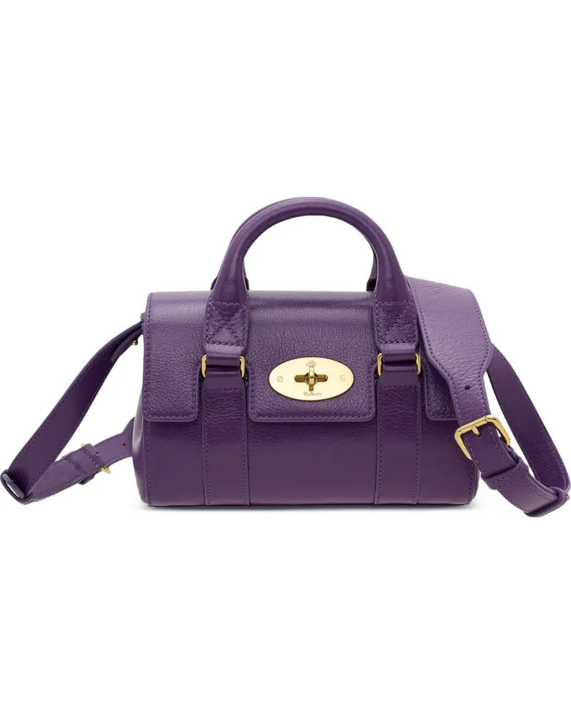 Mulberry Mini Bayswater Schultertasche - Violett Violett