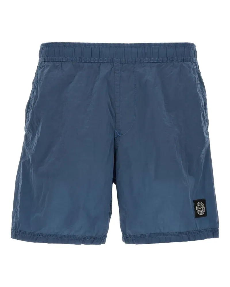 Stone Island Shorts mit elastischem Bund - Blau Blau