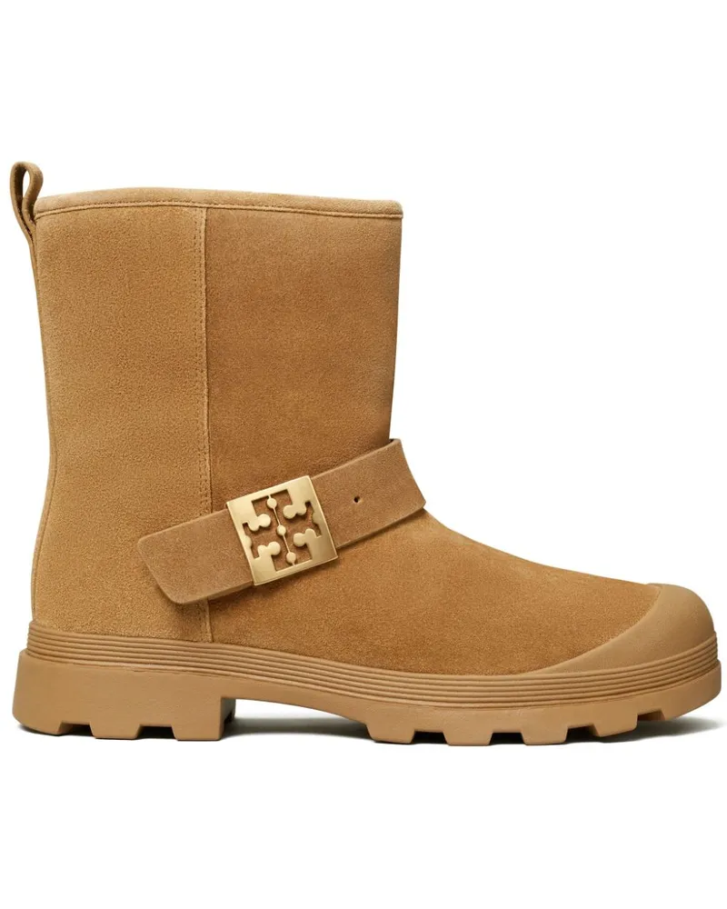 Tory Burch Mellow Stiefel aus Shearling - Braun Braun