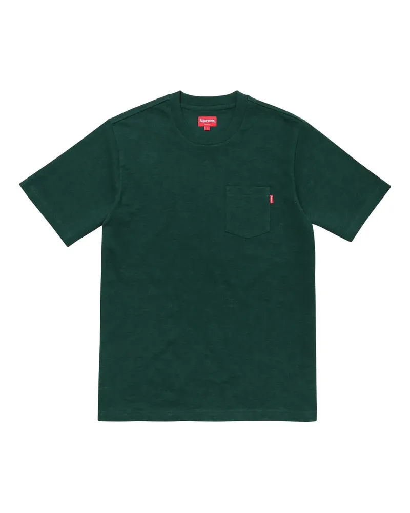 Supreme Being Kurzärmeliges Pocket T-Shirt - Grün Grün