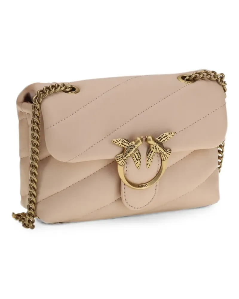 Pinko mini Love Bag quilted-leather cross body bag - Rosa Rosa