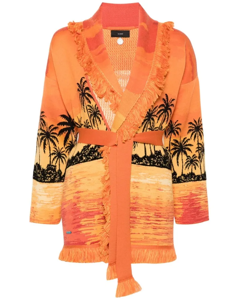 Alanui Keralda Cardigan - Orange Orange