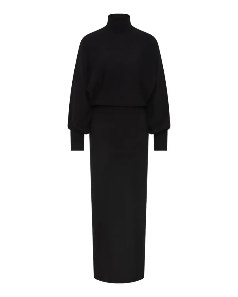 Rebecca Vallance Gestricktes Balletic Midikleid - Schwarz Schwarz