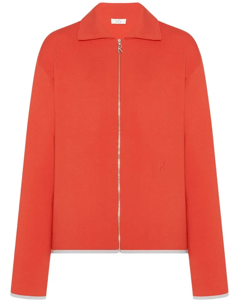 Rosetta Getty x Violet Getty Cardigan mit Reißverschluss - Rot Rot
