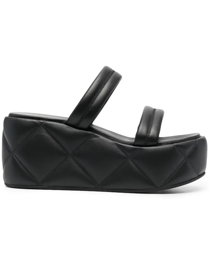 Le Silla Sandalen mit Plateau - Schwarz Schwarz