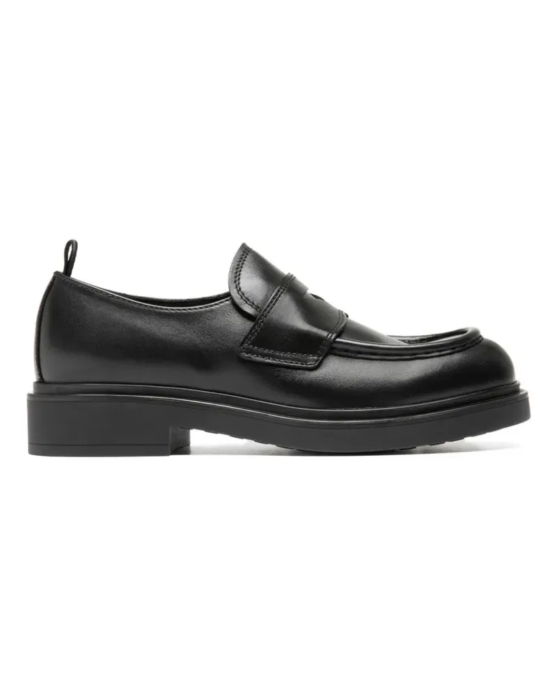 Officine Creative Italia Engineer 101 leather loafers - Schwarz Schwarz