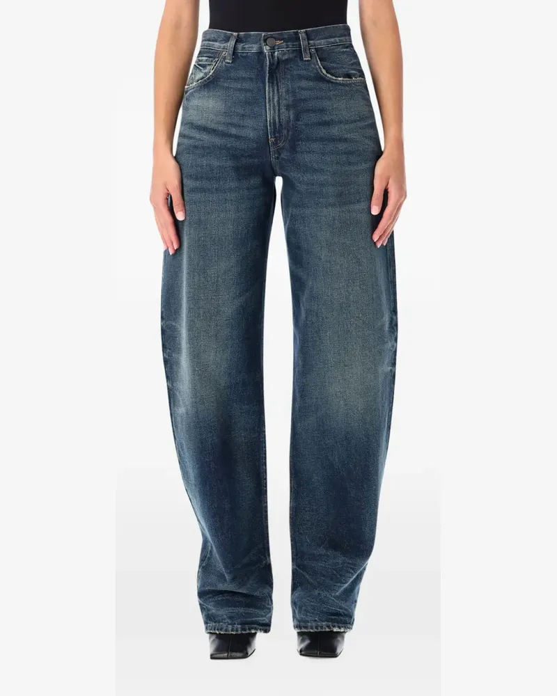 Haikure Ausgeblichene Bibi Tapered-Jeans - Blau Blau