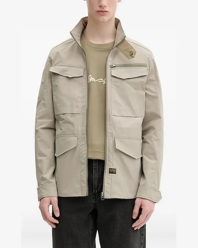 G-STAR RAW Bomberjacke mit Klappentasche - Nude Nude