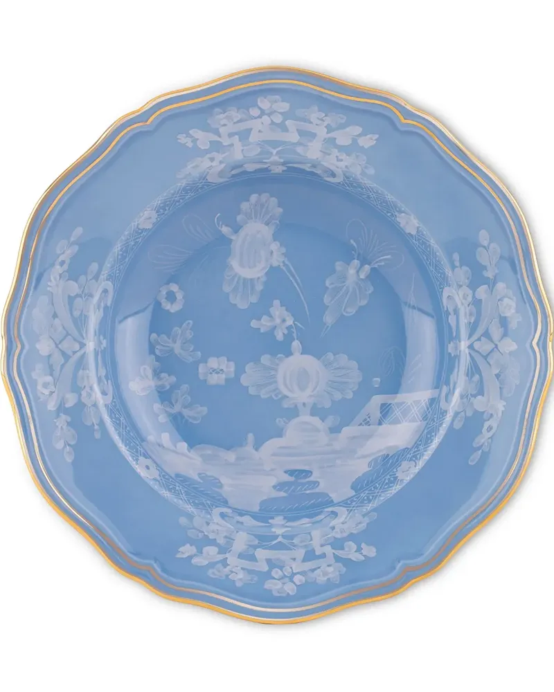 Ginori 1735 Oriente Italiano Suppenteller (24cm) - Blau Blau