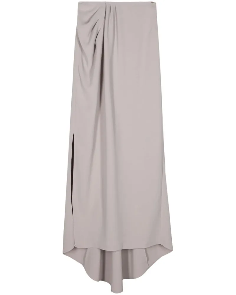 Elisabetta Franchi Drapierter Maxirock - Nude Nude