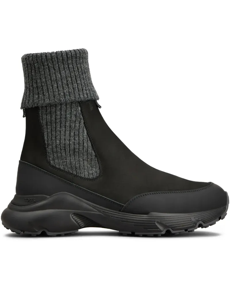 TOD'S Sneakers mit Einsätzen - Schwarz Schwarz