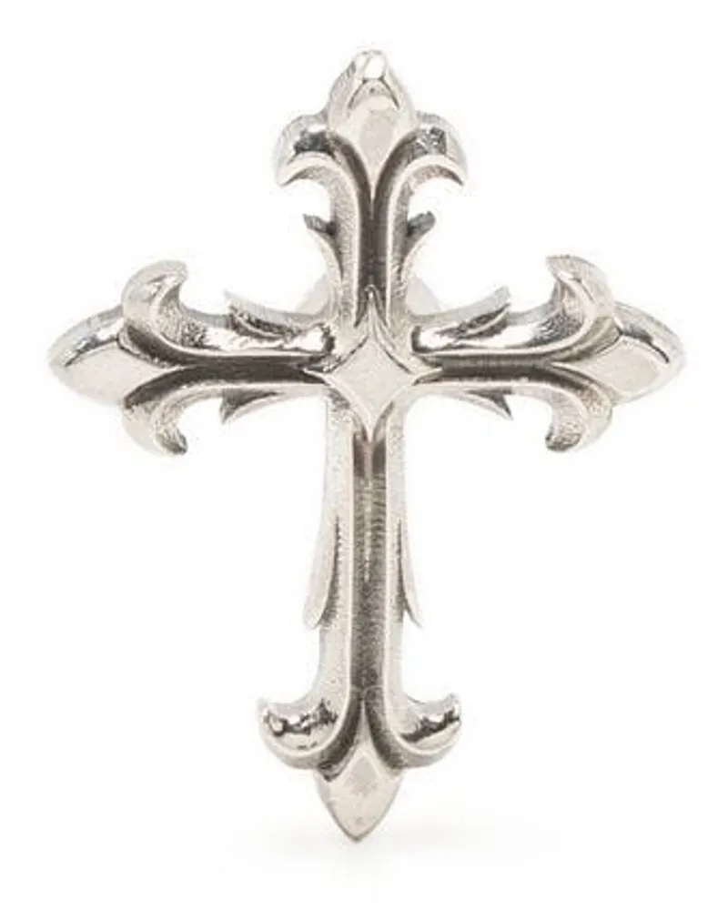 Emanuele Bicocchi Ohrstecker mit Lilienkreuz - Silber Silber