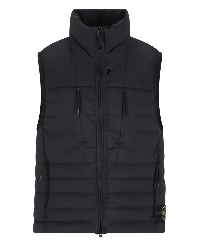 Stone Island zip padded gilet - Blau Blau