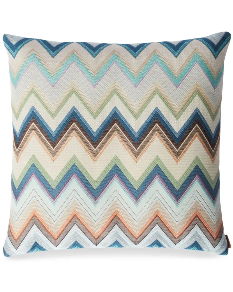 Missoni Home Agadir Kissen mit Zickzackmuster (40cm x 40cm) - Nude Nude